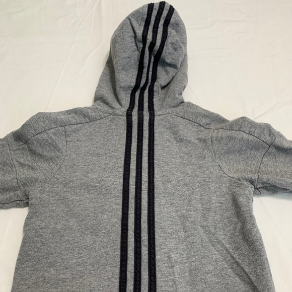 5t boys adidas gray zip up hoodie - Picture 4 of 4